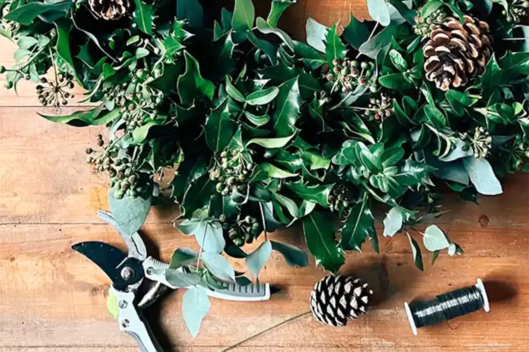 At lillingstone pick your own you can make beautiful christmas wreaths at their workshops