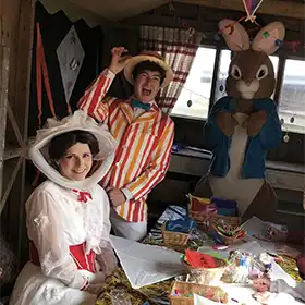 The easter bunny hosts a fun day of events at Lillingstone Pick Your Own farm